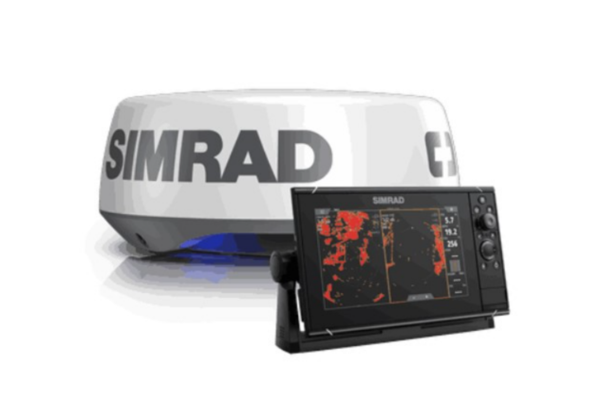 SIMRAD NSS9 evo3S i radaru Halo20+. NSS9 evo3S zawiera mapę bazową świata